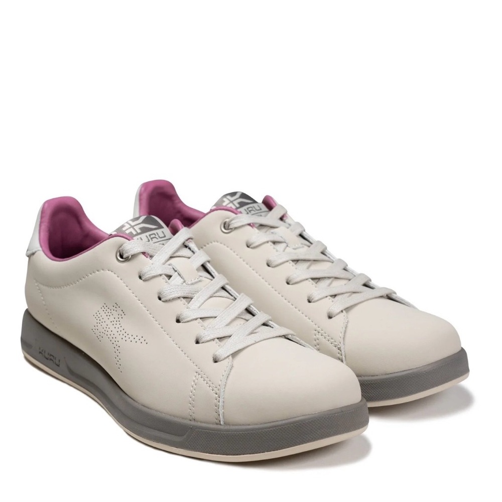Kuru ROAM Women’s Classic Court Sneaker Sand Pebble Size 11 Leather Casual